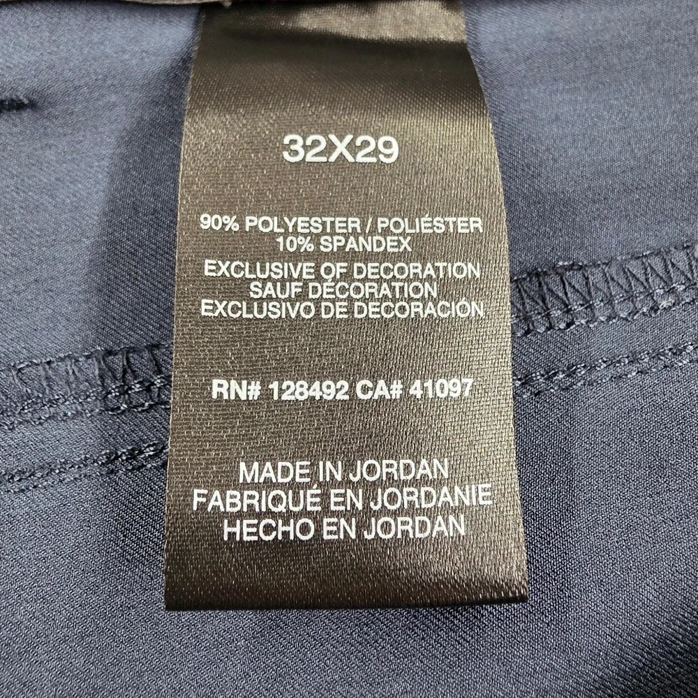 Greg Norman Collection Mens Navy Blue Golf Pants 32x29 Performance Stretch